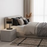 mini: Lampka biurkowa KARBON nowoczesna czarna E27 15W LED (3)
