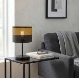 mini: Lampka biurkowa KARBON nowoczesna czarna E27 15W LED (4)
