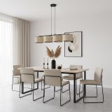 mini: Lampa wisząca ECO nowoczesna czarna E27 15W LED (6)