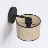 mini: Kinkiet ECO minimalistyczny czarny E27 15W LED (4)