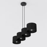 mini: Lampa wisząca ECO nowoczesna czarna E27 15W LED (2)