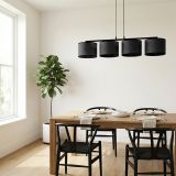 mini: Lampa wisząca ECO nowoczesna czarna E27 15W LED (5)