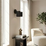mini: Kinkiet ECO minimalistyczny czarny E27 15W LED (3)