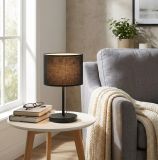 mini: Lampka biurkowa ECO nowoczesna czarna E27 15W LED (3)