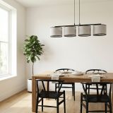 mini: Lampa wisząca ECO nowoczesna czarna E27 15W LED (5)