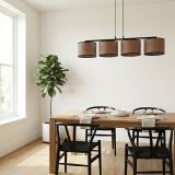 mini: Lampa wisząca ECO nowoczesna czarna E27 15W LED (5)