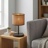 mini: Lampka biurkowa ECO nowoczesna czarna E27 15W LED (2)