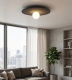 Lampa sufitowa CALMA nowoczesna czarna G9 8W LED