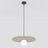 mini: Lampa wisząca CALMA nowoczesna beżowa G9 8W LED (1)