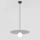mini: Lampa wisząca CALMA nowoczesna szara G9 8W LED (1)