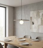 mini: Lampa wisząca CALMA nowoczesna szara G9 8W LED (4)