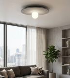 Lampa sufitowa CALMA nowoczesna szara G9 8W LED