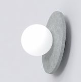 mini: Kinkiet CALMA minimalistyczny szary G9 8W LED (2)