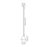 mini: Lampa wisząca GIRO nowoczesna czarna G9 8W LED (5)