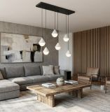 mini: Lampa wisząca GIRO nowoczesna czarna G9 8W LED (2)