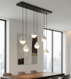 mini: Lampa wisząca GIRO nowoczesna czarna G9 8W LED (3)