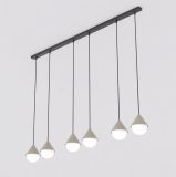 mini: Lampa wisząca GIRO nowoczesna czarna G9 8W LED (1)