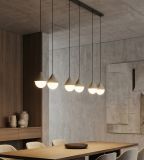 mini: Lampa wisząca GIRO nowoczesna czarna G9 8W LED (3)