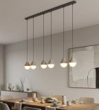 mini: Lampa wisząca GIRO nowoczesna czarna G9 8W LED (4)