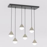 mini: Lampa wisząca GIRO nowoczesna czarna G9 8W LED (1)