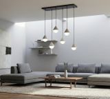 mini: Lampa wisząca GIRO nowoczesna czarna G9 8W LED (5)