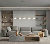 mini: Lampa wisząca SINUS nowoczesna beżowa G9 8W LED (6)