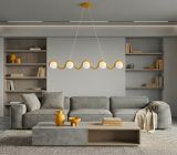 mini: Lampa wisząca SINUS nowoczesna pomarańczowa G9 8W LED (6)