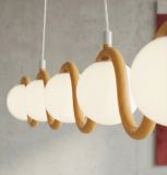mini: Lampa wisząca SINUS nowoczesna pomarańczowa G9 8W LED (7)