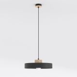 mini: Lampa wisząca KIVI nowoczesna czarna E27 15W LED (1)