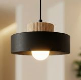 mini: Lampa wisząca KIVI nowoczesna czarna E27 15W LED (4)