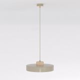 mini: Lampa wisząca KIVI nowoczesna beżowa E27 15W LED (2)