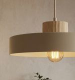 mini: Lampa wisząca KIVI nowoczesna beżowa E27 15W LED (4)