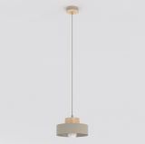 mini: Lampa wisząca KIVI nowoczesna beżowa E27 15W LED (1)