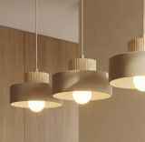 mini: Lampa wisząca KIVI nowoczesna beżowa E27 15W LED (3)