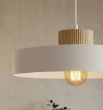mini: Lampa wisząca KIVI nowoczesna biała E27 15W LED (4)