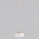 mini: Lampa wisząca KIVI nowoczesna biała E27 15W LED (1)