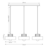 mini: Lampa wisząca KIVI nowoczesna biała E27 15W LED (5)