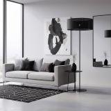 mini: Lampa podłogowa LUX nowoczesna czarna E27 15W LED (4)
