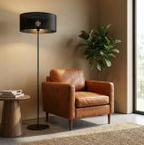 mini: Lampa podłogowa LUX nowoczesna czarna E27 15W LED (5)