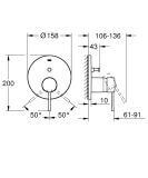 Zestaw Prysznicowy 6w1 Essence Brushed Warm Sunset Grohe