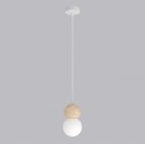 mini: Lampa wisząca LOOP nowoczesna biała G9 8W LED (1)