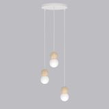 mini: Lampa wisząca LOOP nowoczesna biała G9 8W LED (2)