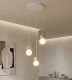 mini: Lampa wisząca LOOP nowoczesna biała G9 8W LED (4)