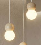 mini: Lampa wisząca LOOP nowoczesna biała G9 8W LED (6)