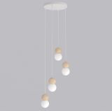 mini: Lampa wisząca LOOP nowoczesna biała G9 8W LED (1)