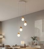 mini: Lampa wisząca LOOP nowoczesna biała G9 8W LED (4)