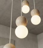 mini: Lampa wisząca LOOP nowoczesna biała G9 8W LED (7)