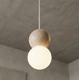 mini: Lampa wisząca LOOP nowoczesna biała G9 8W LED (8)