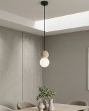 mini: Lampa wisząca LOOP nowoczesna czarna G9 8W LED (5)