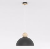 mini: Lampa wisząca KAKI nowoczesna czarna E27 15W LED (2)